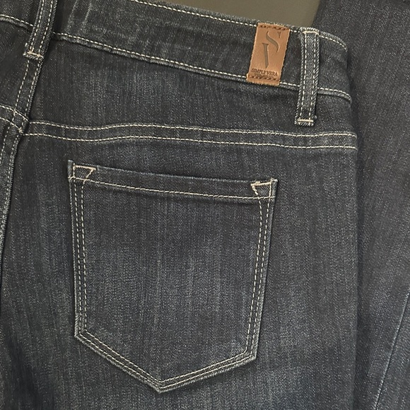 585.  Simply Vera Vera Wang Dark Blue Skinny Jeans - Picture 8 of 8